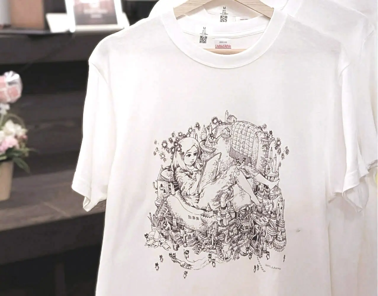 父制作のTシャツ