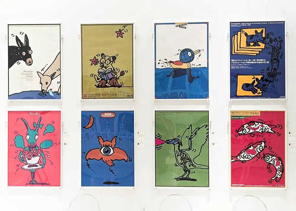 秋山孝が描いたいきもののポスター作品