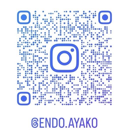 Ayako Endo Instagram お申し込み用QRコード
